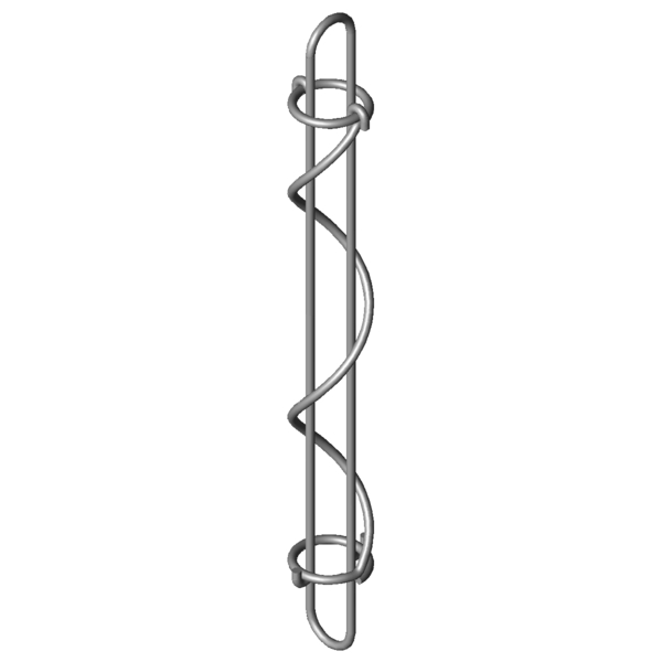 Imagem CAD Molas de tracção por cabo SZF-400