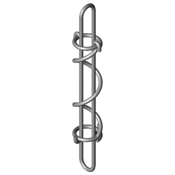 Obraz CAD Sprezyny do wciagarek linowych SZF-50
