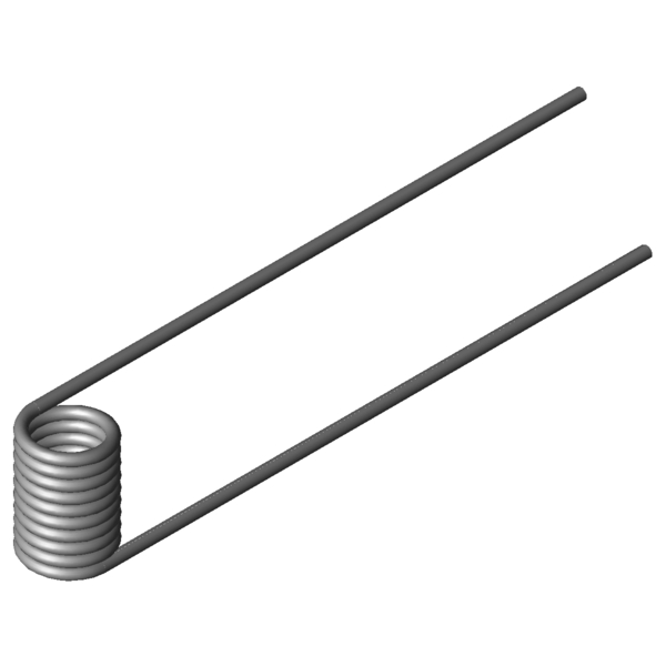 Imagen CAD Muelles de torsión T-16107L