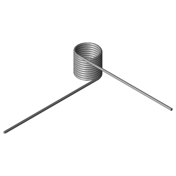Obraz CAD Sprezyny skretowe T-16147R