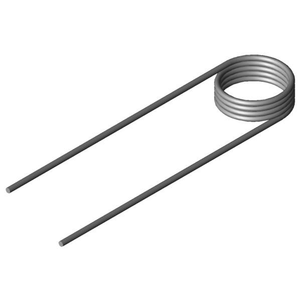 Obraz CAD Sprezyny skretowe T-16162R