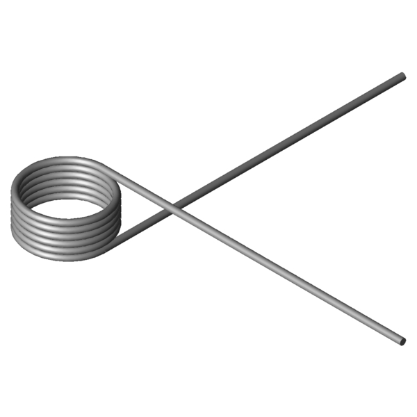 Obraz CAD Sprezyny skretowe T-16163L