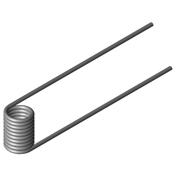 Imagen CAD Muelles de torsión T-16206L