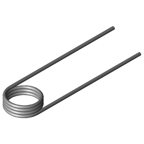Obraz CAD Sprezyny skretowe T-16730L