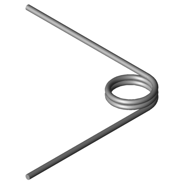 CAD obrázek Zkrutné pružiny T-16921R