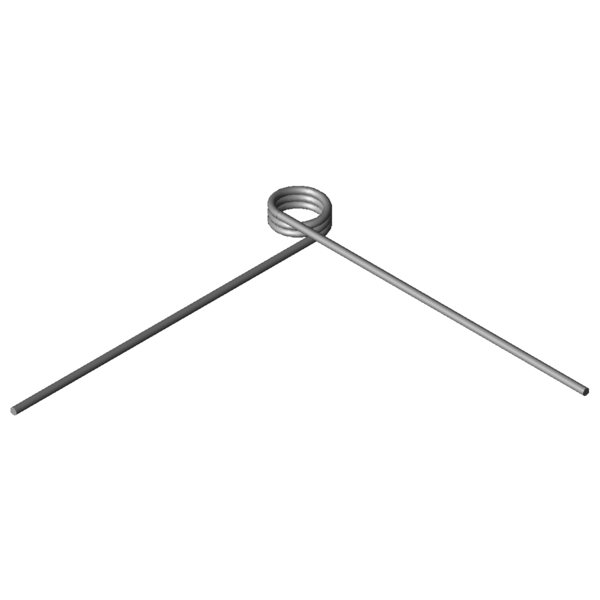 CAD obrázek Zkrutné pružiny T-18403R