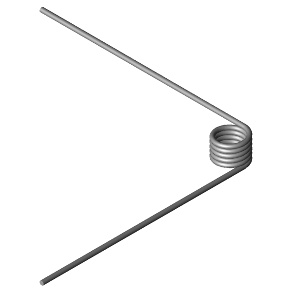 CAD obrázek Zkrutné pružiny T-18409R