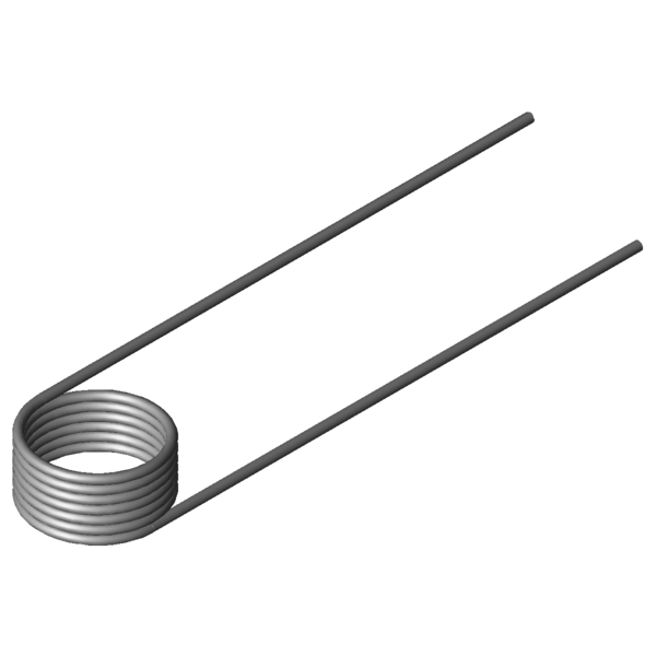 Obraz CAD Sprezyny skretowe T-18486L