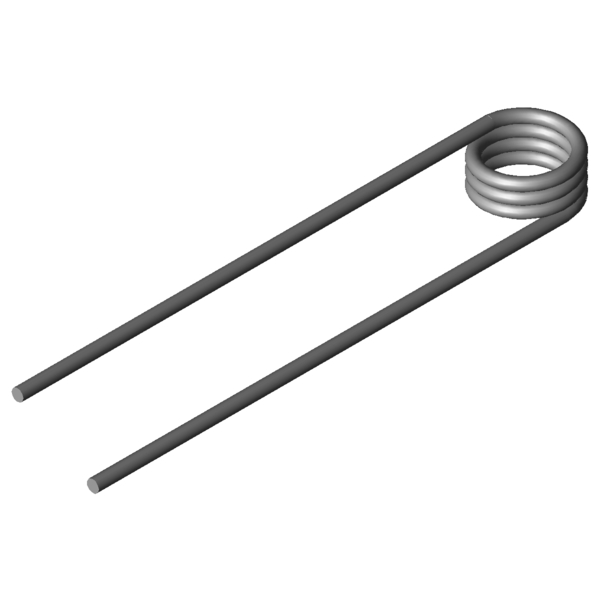 Imagen CAD Muelles de torsión T-18656R