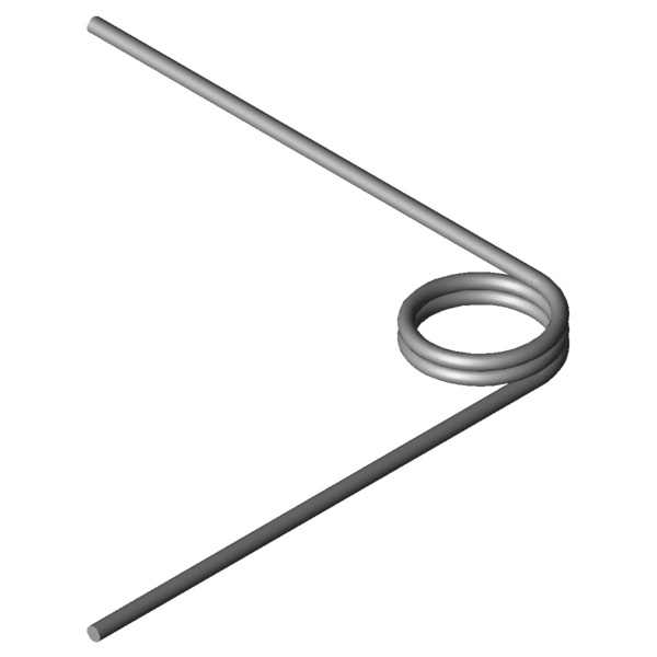 Imagen CAD Muelles de torsión T-18826R