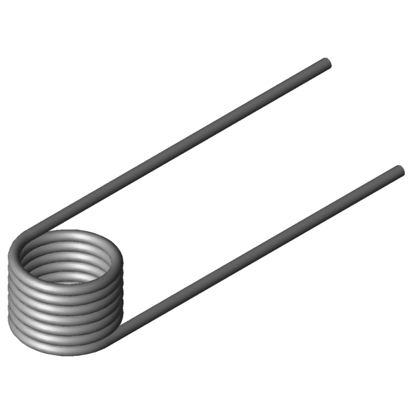 Imagen CAD Muelles de torsión T-18835L