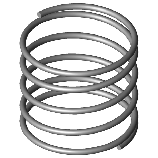 CAD image Compression springs VD-011W