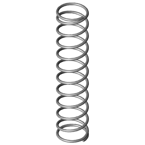 Imagem CAD Molas de compressão VD-016D