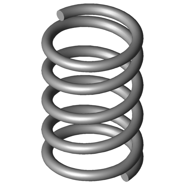 CAD image Compression springs VD-022