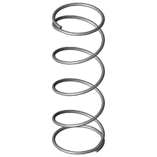 Imagem CAD Molas de compressão VD-042F-10