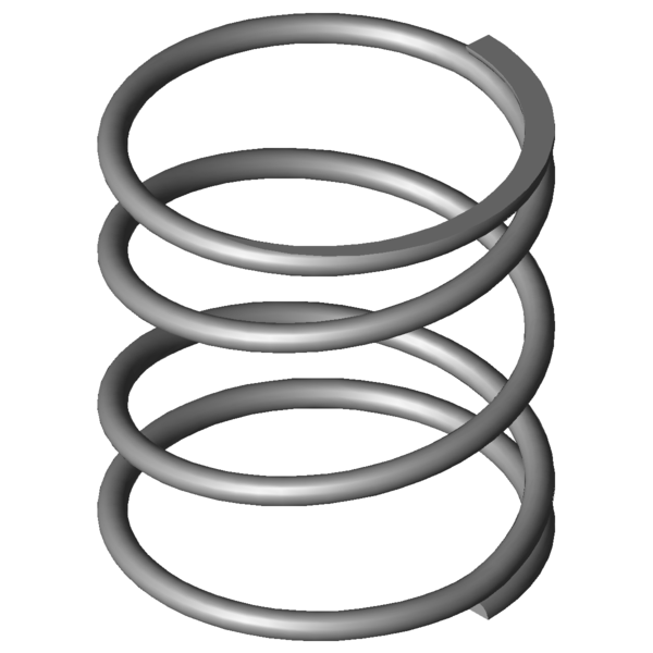 Immagine CAD Molle a compressione VD-063Q-03