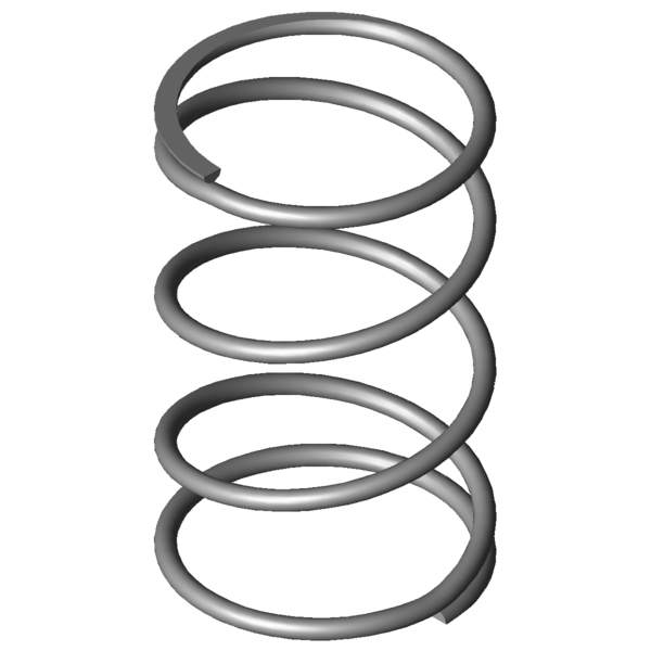 Imagem CAD Molas de compressão VD-063Q-04