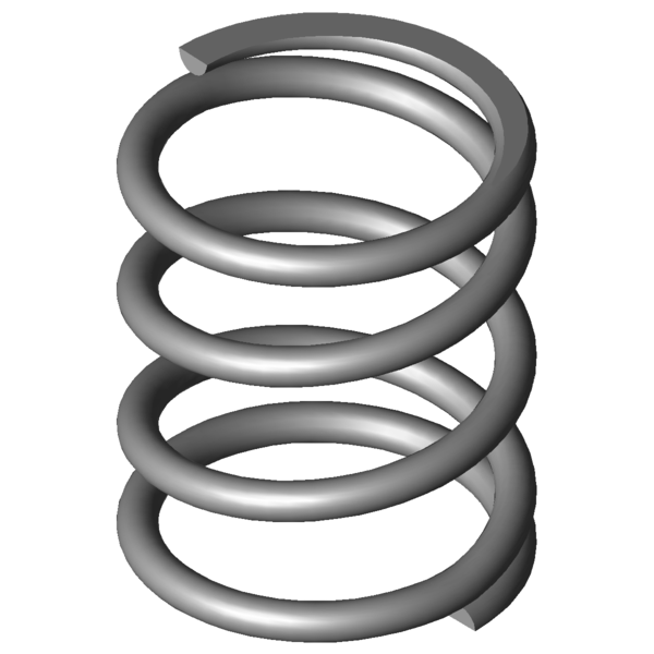 CAD image Compression springs VD-075A-01