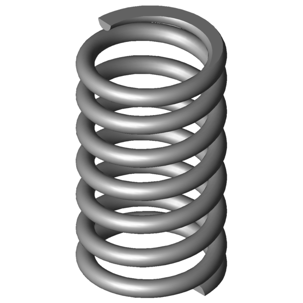 Immagine CAD Molle a compressione VD-080A-02