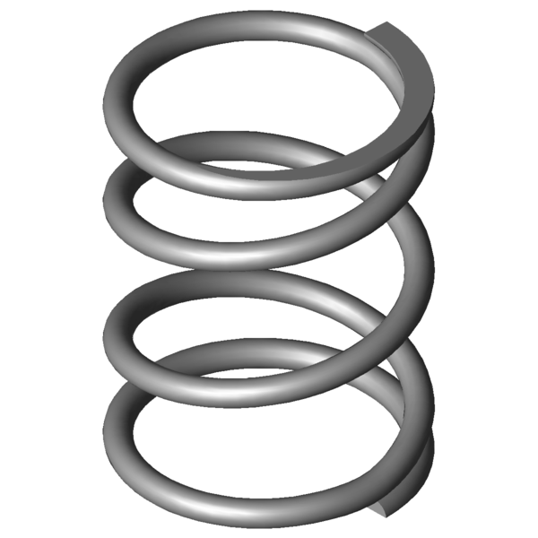Imagem CAD Molas de compressão VD-090H-01