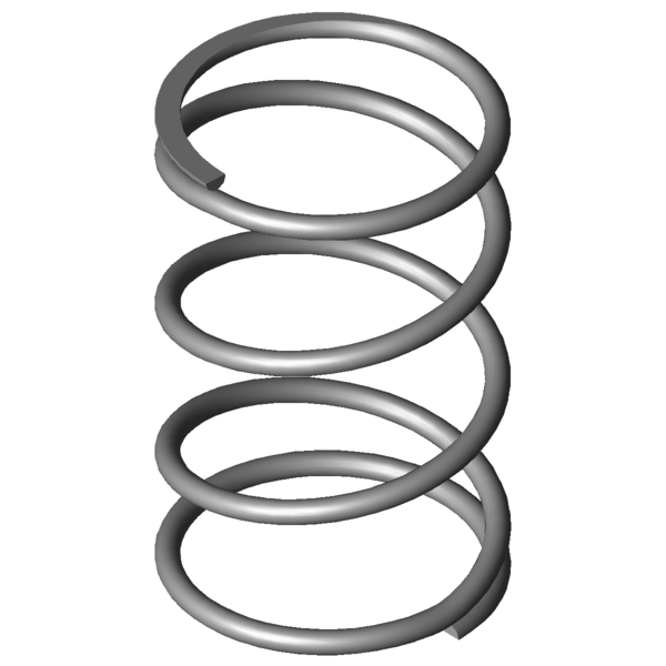 Immagine CAD Molle a compressione VD-091C
