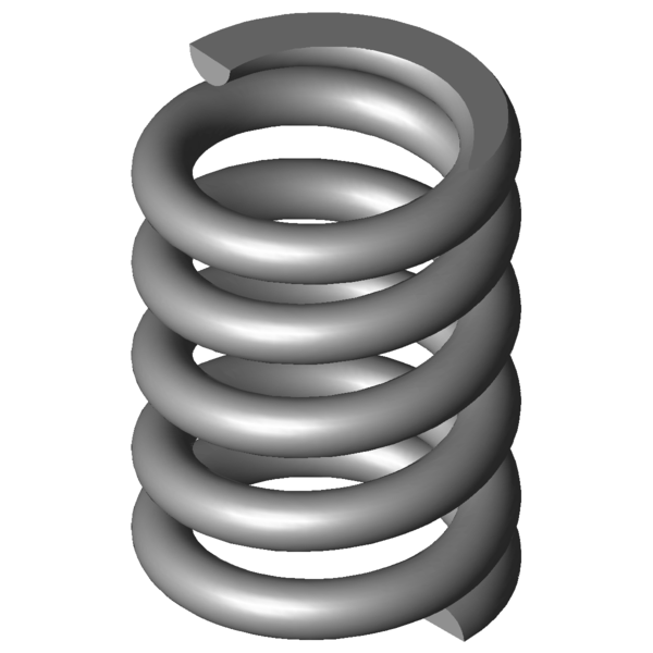 Immagine CAD Molle a compressione VD-110B