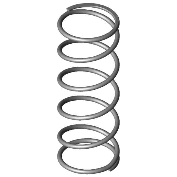 CAD kép nyomórugók VD-117H-21