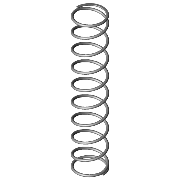 CAD kép nyomórugók VD-117H-22