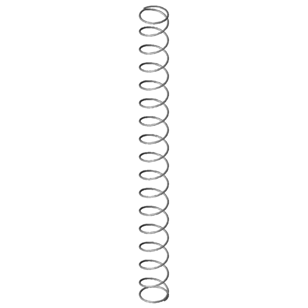 Immagine CAD Molle a compressione VD-117M