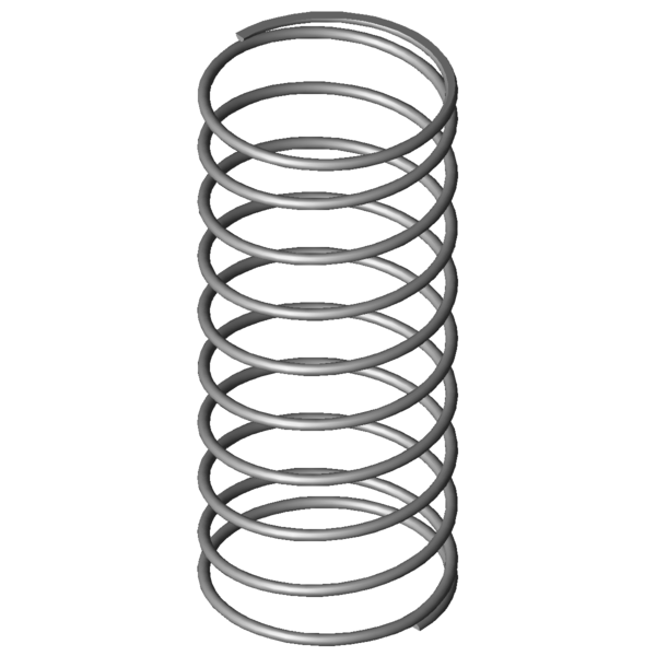 Imagem CAD Molas de compressão VD-145DH