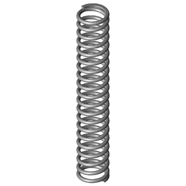 Immagine CAD Molle a compressione VD-166D