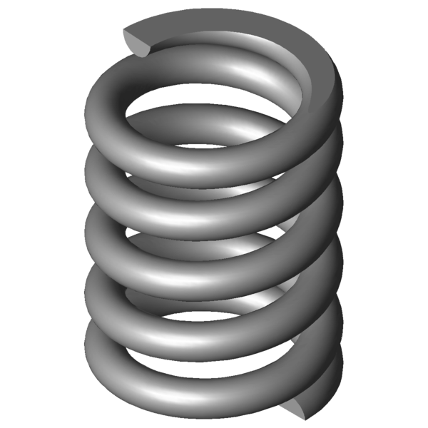 CAD image Compression springs VD-173D