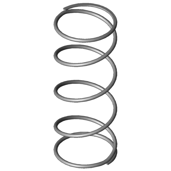 Imagen CAD Muelles de compresión VD-180J
