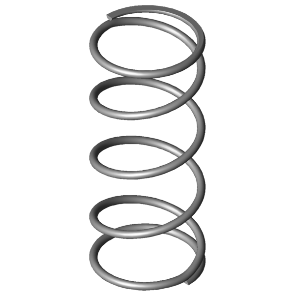 Immagine CAD Molle a compressione VD-181