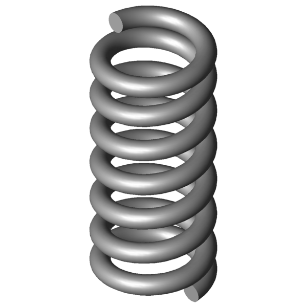 CAD image Compression springs VD-2021