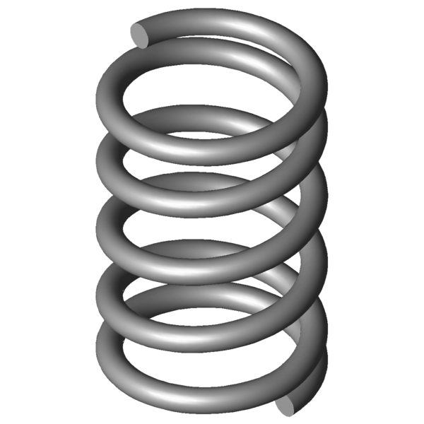 Immagine CAD Molle a compressione VD-2061