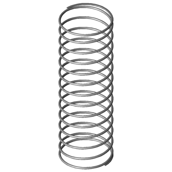 Imagem CAD Molas de compressão VD-206A-21