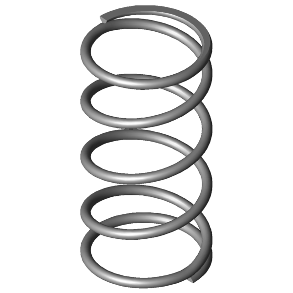 Imagem CAD Molas de compressão VD-206D-01