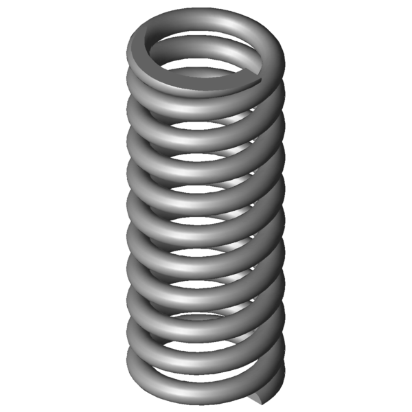 CAD kép nyomórugók VD-207DA