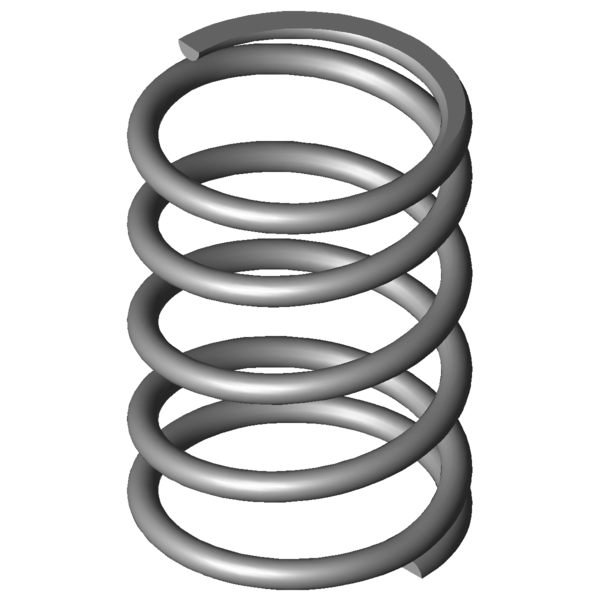 CAD kép nyomórugók VD-207J-01