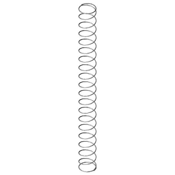Imagem CAD Molas de compressão VD-207JE