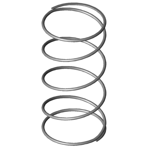 Obraz CAD Sprezyny naciskowe VD-207JF