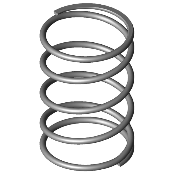 Immagine CAD Molle a compressione VD-207JQ