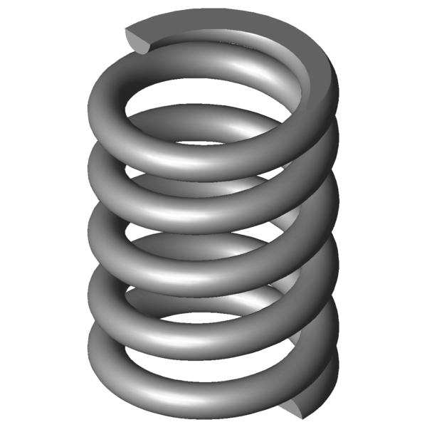 CAD image Compression springs VD-207KG