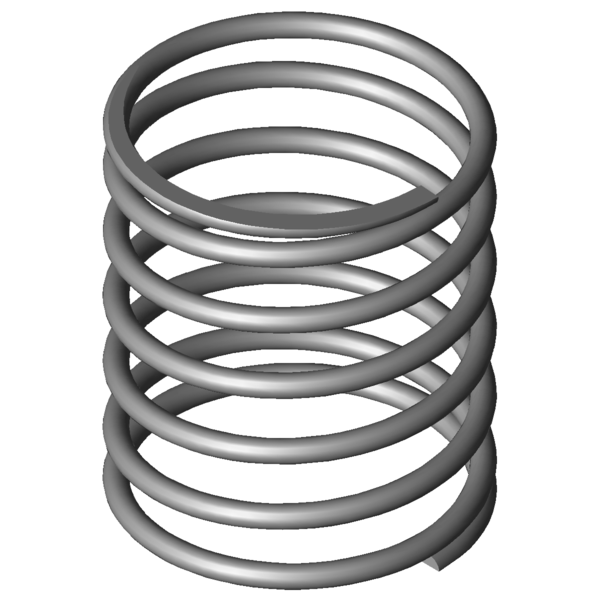 Immagine CAD Molle a compressione VD-207P