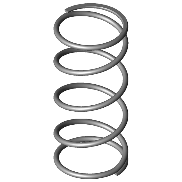 CAD kép nyomórugók VD-208