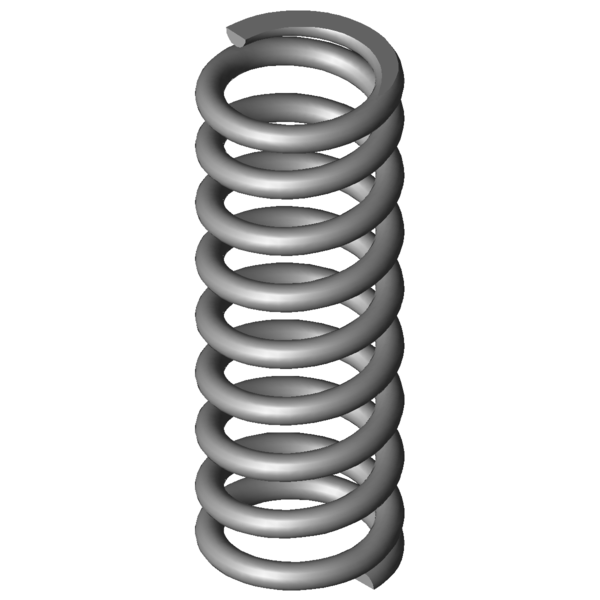 Immagine CAD Molle a compressione VD-227A-03