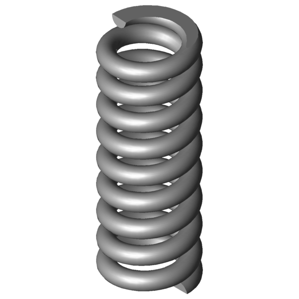 Immagine CAD Molle a compressione VD-234B-02