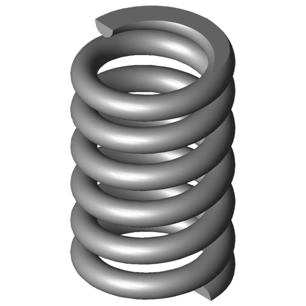 CAD obrázek Tlacné pružiny VD-234BA-12