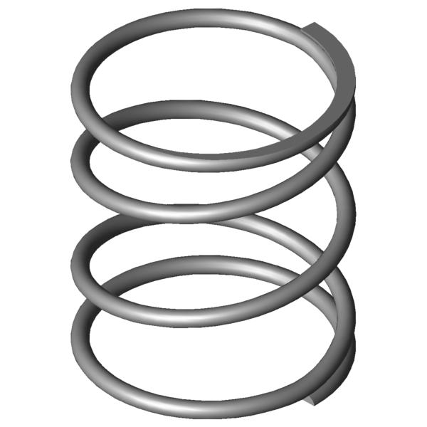 Immagine CAD Molle a compressione VD-234K-01